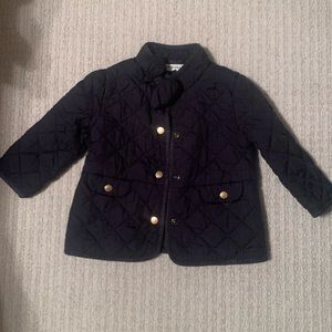 Janie and Jack girls navy dress coat